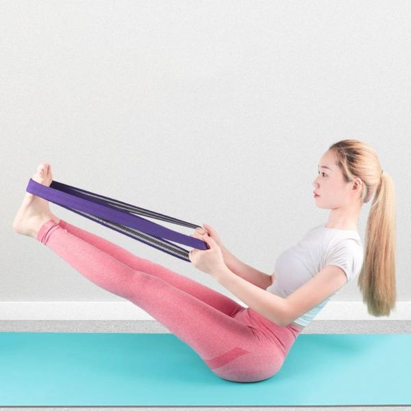 

resistance bands long yoga stretch with a beautiful back to help the open shouth ielle belt bodies up-help workout tool