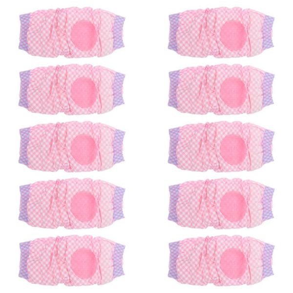 

dog apparel 12pcs disposable pet puppy diapers with tail hole for male and female
