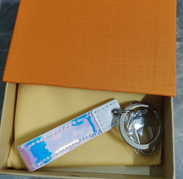 

fashion charm keychain latest style gradient color keychain colorful bag pendant car keychain letter accessories supply 2021 new, Silver