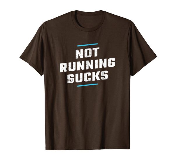 

not running sucks shirt : cross country marathon runner gift, White;black