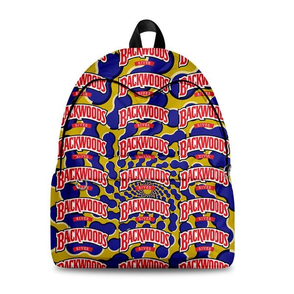 

backpack backpacks backwoods cigars teenage students school bags 3d print colorful cosplay oxford travel casual