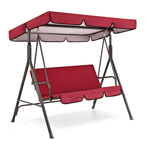 

tents and shelters outdoor garden swing canopy cover waterproof dustproof sun shade patio backyard 3 seater replacement