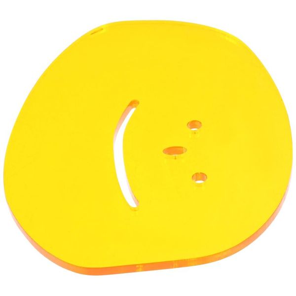 

mats & pads 1pc heat insulation spoof acrylic cup mat practical (orange)