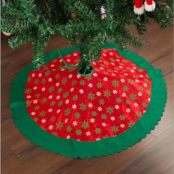 

christmas decorations tree skirt 90cm compound foil apron