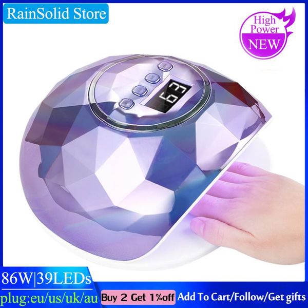 

colorful f6 led manicure lamp dryer, used for curing uv gel varnish tool, with sensor lcd display screen nail dryers