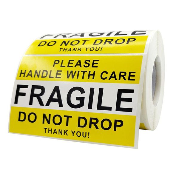 

fragile stickers the goods please handle with care warning labels diy gift wrap