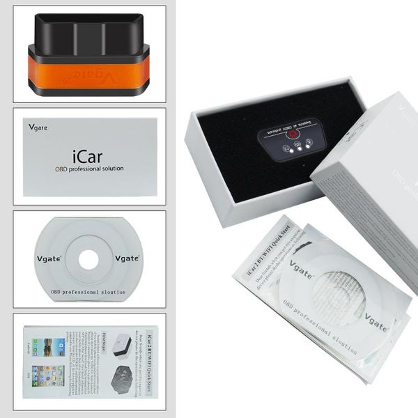 

code readers & scan tools elm327 obd2 bluetooth scanner elm 327 v2.1 obd 2 vgate icar2 auto diagnostic for android reader