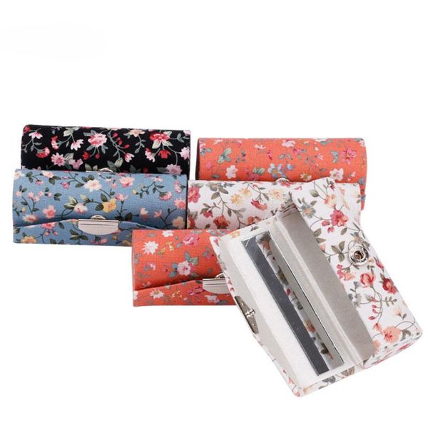 

gift wrap cosmetic lipstick storage box with mirror portable mini case wedding party favor travel jewelry