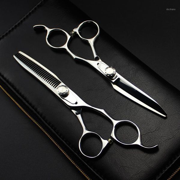 

professional japan 440c 6 '' cut hair scissors cutting barber makas haircut scissor curved thinning shears hairdressing scissors1
