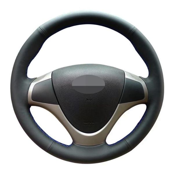 

steering wheel covers anti-slip black artificial leather car cover for i30 2009-2011 elantra touring 2010 2011 2012 accessories