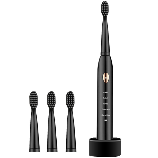 

smart electric toothbrush sonic 2021 5-gear household base charging punch gift