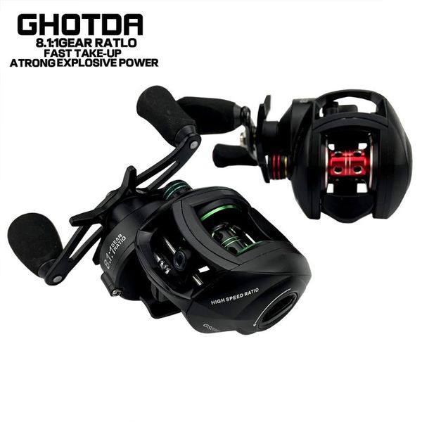 

fishing reel right left hand bait casting 17+1bb 8.1:1 baitcasting reels