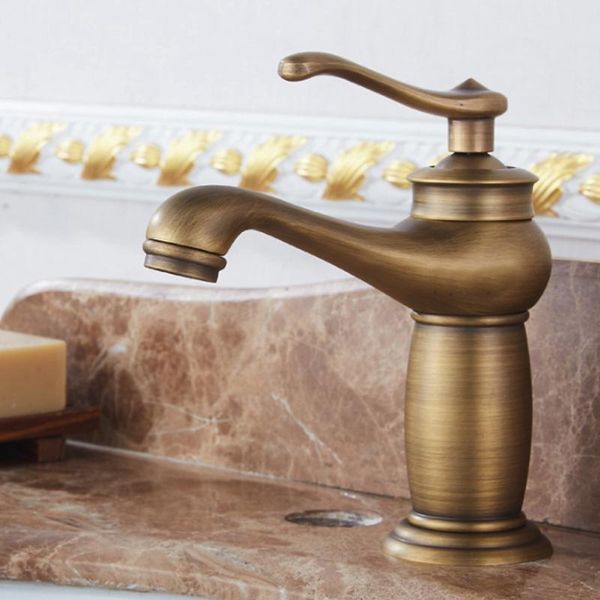 

bathroom sink faucets basin faucet antique brass mixer solid copper luxury europe style tap taps