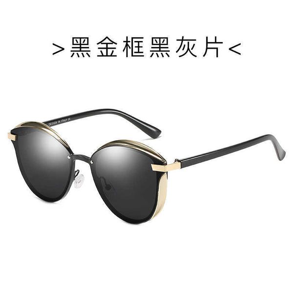 

mode barcur polarized women sunglasses round round sunglasses of glass ladies sunglasses of soleil femme, White;black