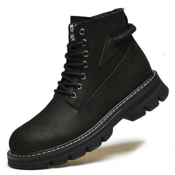 

tangzuo ch1026 high leather boots, , 38-44, Black