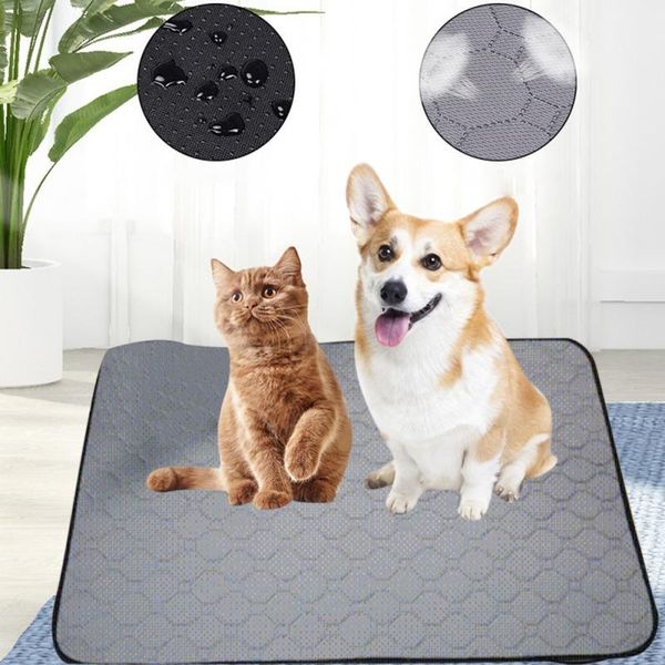 

kennels & pens waterproof dog pet diaper mat urine absorbent protect reusable training pad car seat cover bed
