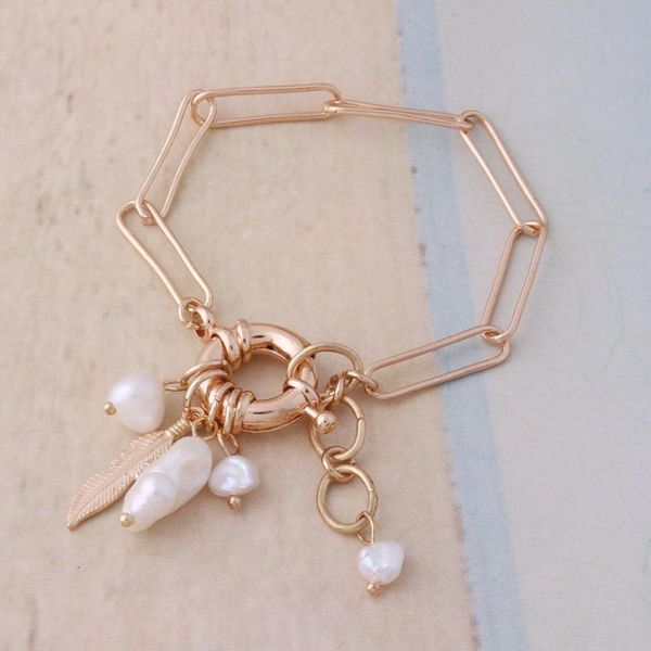

charm bracelets freshwater pearls bracelete shell nationality manual braceletes pulsera de piedra mujer bohemia bangle jewelry, Golden;silver