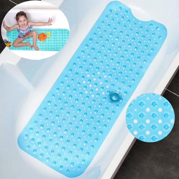 

rectangle anti-skid bath mat soft bathroom massage suction cup non-slip bathtub carpet 40x100cm mats