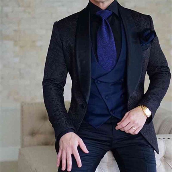 

men's suits & blazers wedding italian blazer design custom-made black jacket 3 ask groom suit for man, White;black
