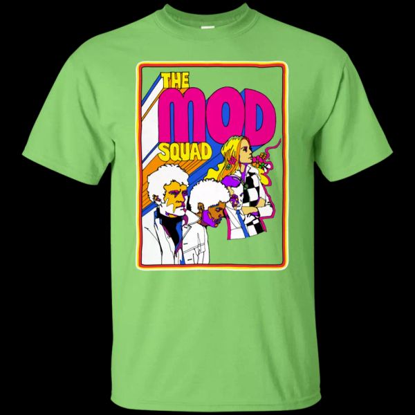 

the mod squad, retro, 1960's, sixties, tv, hipster, psychedelic, t-shirt, White;black