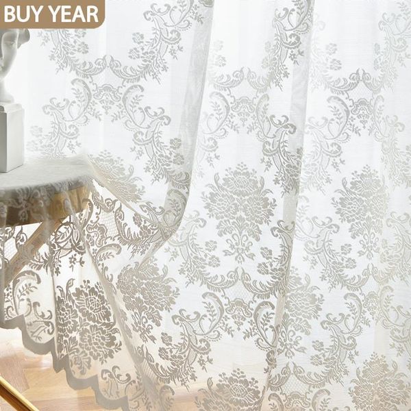

curtain & drapes american curtains for living dining room bedroom idyllic white lace ins wind window tulle kitchen fabric