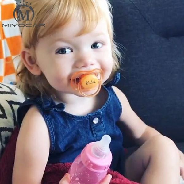 

pacifiers# miyocar any name can make personalized pacifier engraved pacifiers 2 pcs 6-18m