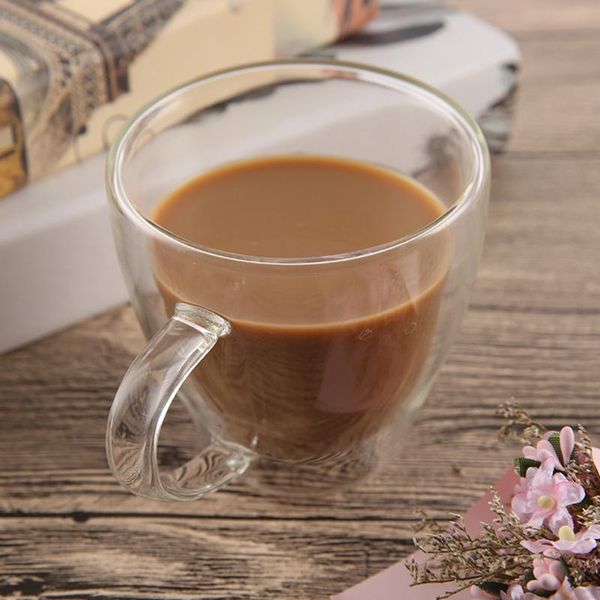 

double wall insulated glasses espresso mugs borosilicate glass cups gr5 wine