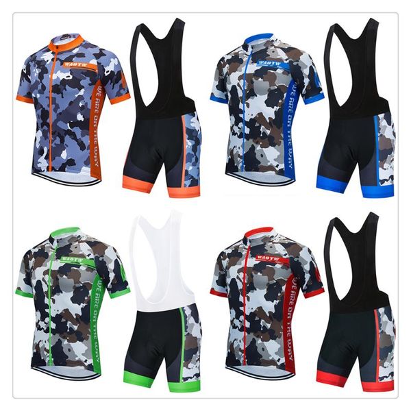 

racing sets cycling sports team triathlon bike wear short sleeve leotard ciclismo 19d gel one piece suit polyester, Black;blue