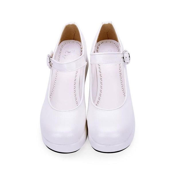 

dress shoes angelic imprint woman mori girl lolita cosplay lady high heels wedges pumps women princess party shos size35-46 6016, Black