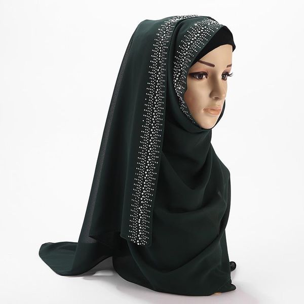 

scarves malaysia pearl chiffon fashion women's head scarf /hijab, Blue;gray