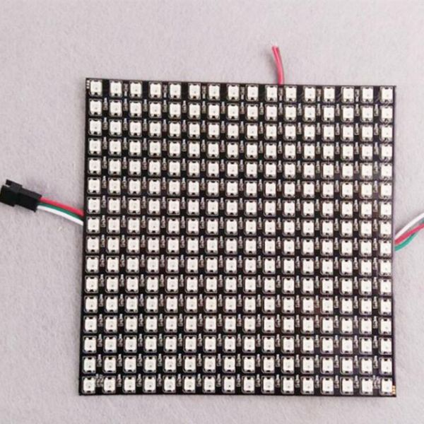 

ws2812b rgb flexible modules 16x16 pixel panel matrix screen ws2812beco led module ws2812 ic individually addressable dc5v d1.0
