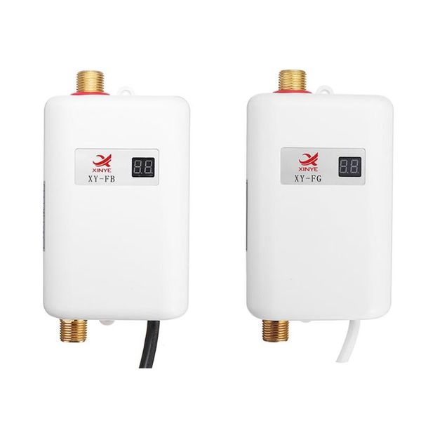 

kitchen faucets 220v 3.8kw lcd electric tankless instant water heater for bathroom