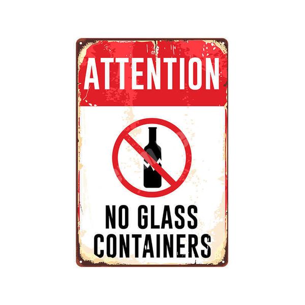 

30x20cm Restroom Plaque Caution Vintage Metal Tin Signs Home Bar Pub Decorative Plate Toilets Wall Stickers WC Art Poster N225