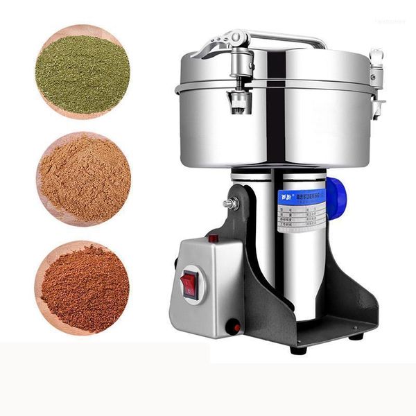 

4500w coffee grinder 430 stainless steel commercial flour crusher high speed intelligent11