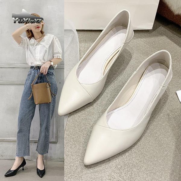 

dress shoes 2021 arrive women pumps pointed fashion buckle single high heel casual party ladies 9911, Black