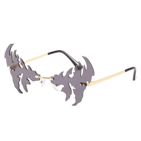 

unframed sunglasses prom party sunglasses unique personalized pentagram glass mask sunglasses a0010, Silver