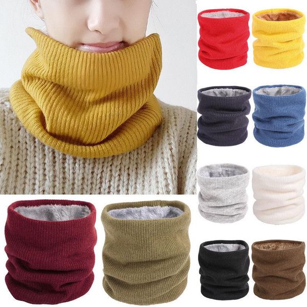 

scarves neck warmer snood scarf hat women men ski winter warm thermal fleece snowboarding, Blue;gray