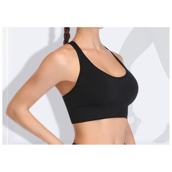 

style sports underwear women yoga running fitness vest padded bra outfit