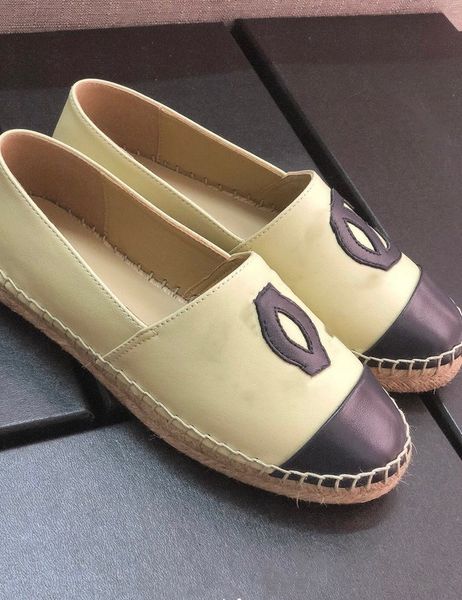 

dress shoes fashion women's ladies breathable leather loafers woman straw fisherman shoe c4049, Black