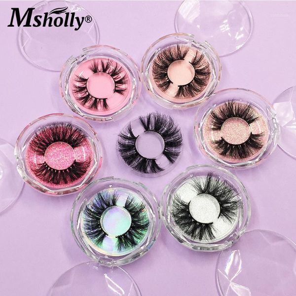 

25mm mink lashes fluffy soft wispy volume reusable eyelash false eyelashes dramatic extension long cross1