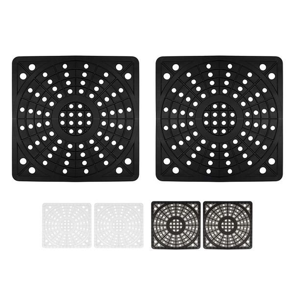 

mats & pads 2pcs adjustable kitchen sink dish drying mat soft plastic protector 29x29cm