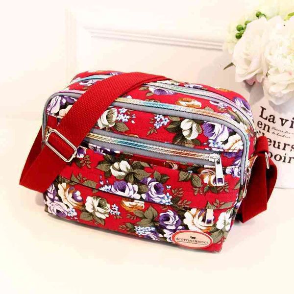 

hbp non- bag canvas leisure women's carry slant straddle single shoulder flower cloth summer women's special price spo