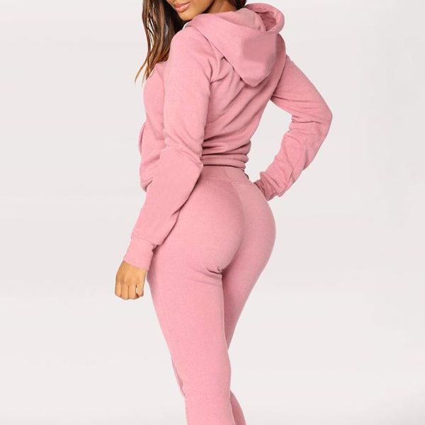 

winter sport suit yoga set women tracksuits fleece pullover shirts girl sportswear running jogging suits sweatpant gym clothing, White;black