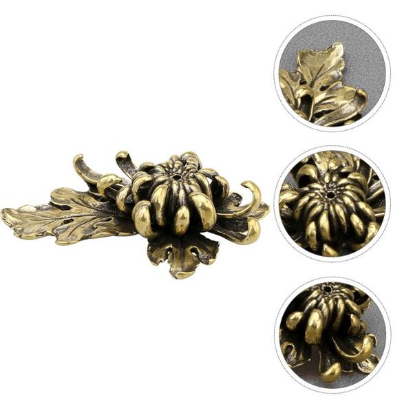 

fragrance lamps 1pc deskornament lotus incense holder decor brass craft