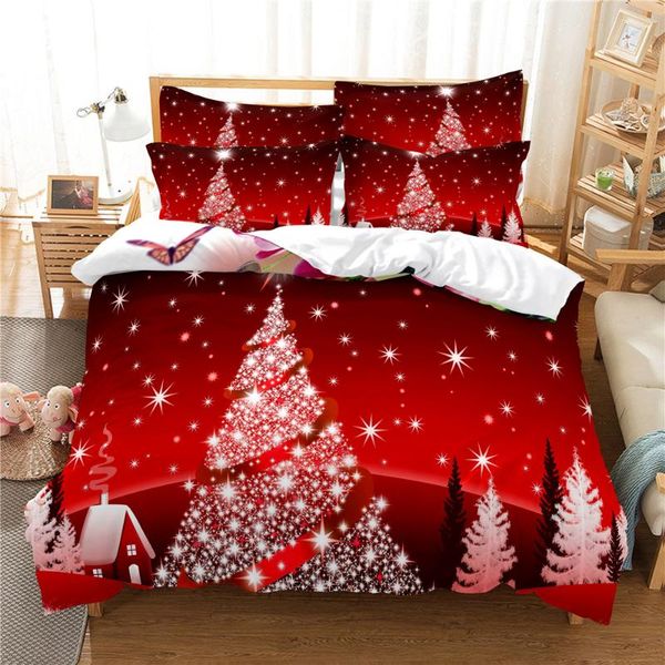 

bedding sets christmas set  duvet cover bed cotton bedroom
