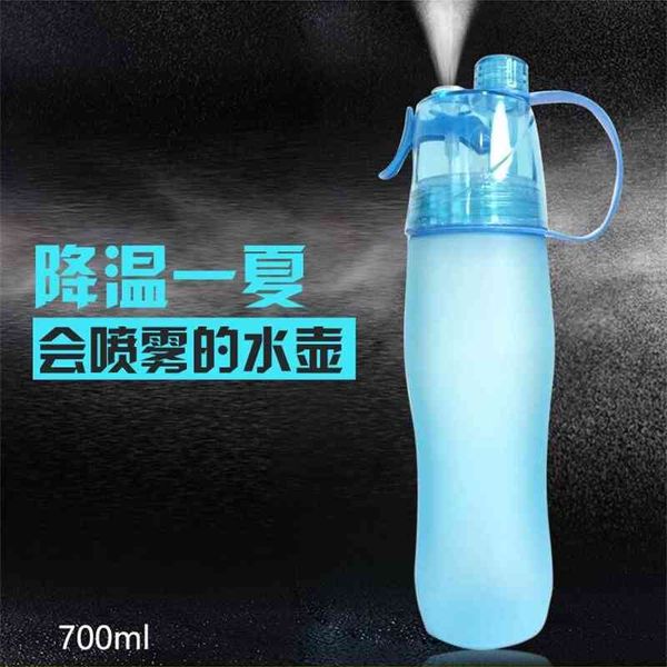 

creative outdoor sports kettle spray water large capacity portable plastic cup
