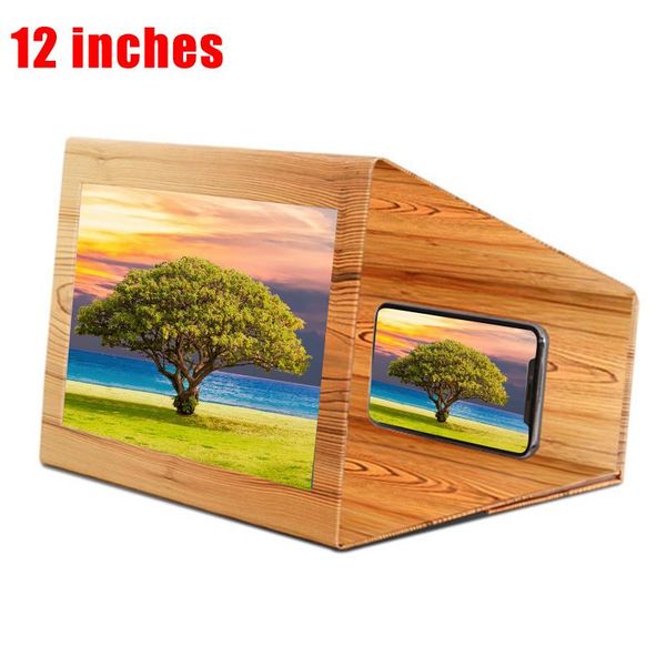 

mobile phone folding screen 12 inch 3d hd stand bracket for home office ijs998 cell mounts & holders