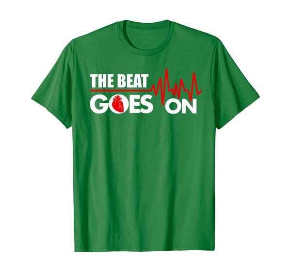 

The Beat Goes On Heartbeat Shirt for Celebrating Rehab, Mainly pictures