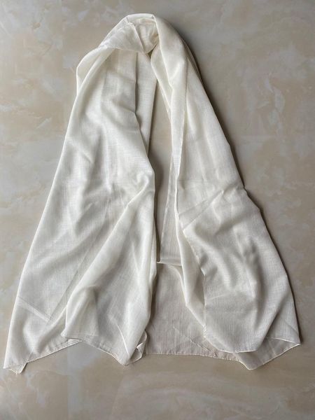 

scarves 100%wool white scarf, 100s, easy to hand dying, Blue;gray