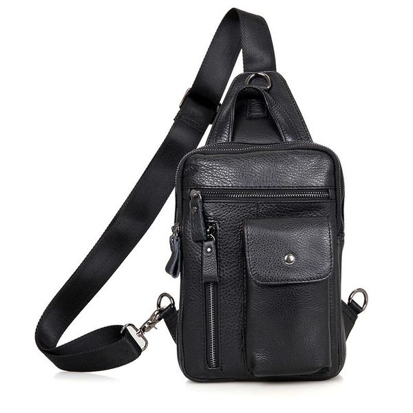 

backpack j.m.d vintage high qualty natural leather funny bag chest for men 4006a